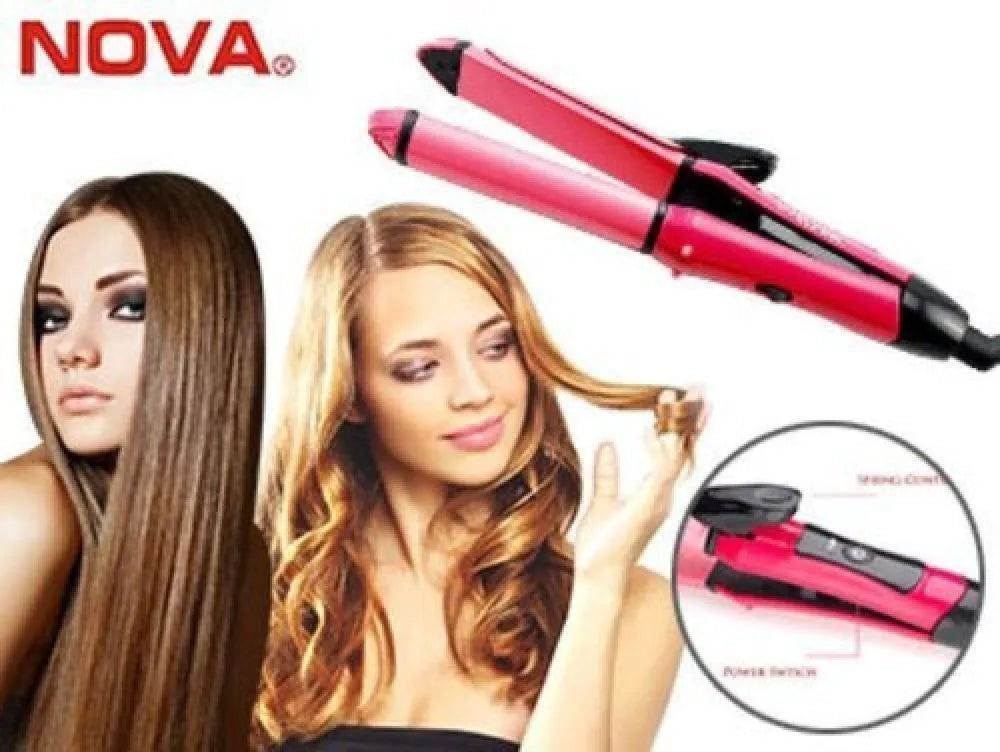 NOVA 2-in-1 Hairstyling set pink